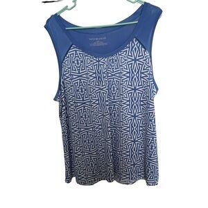 Notti Bianche Womens Top Gym Workout Exercise‎ Athletic Geometric size L